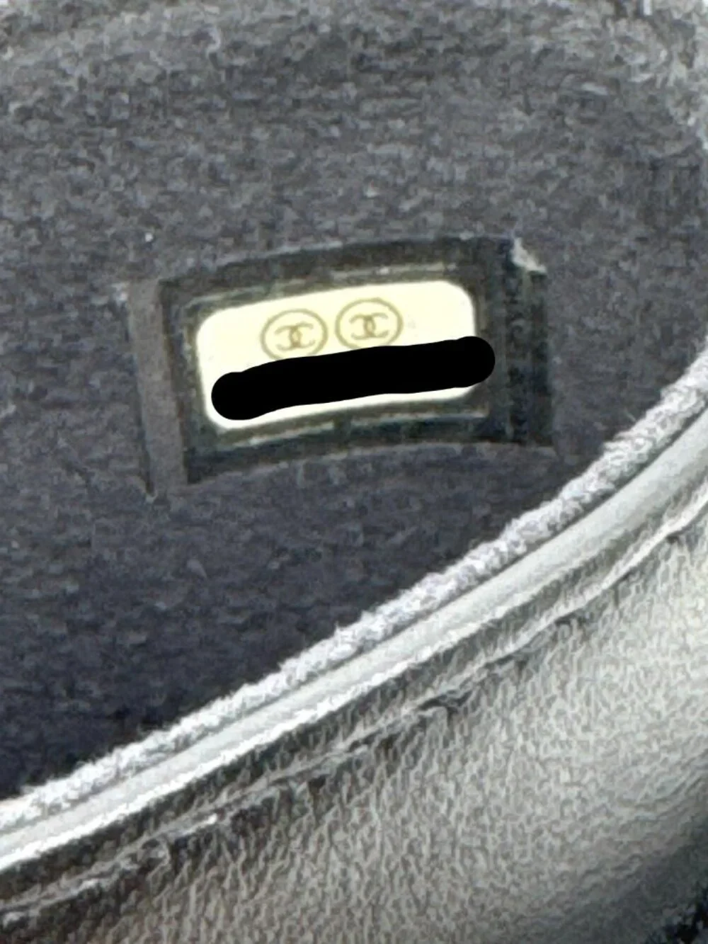 Chanel  Interlocking CC Logo Quilted Lambskin Leather Chain Around Phone Holder